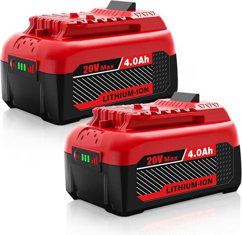 Abeden Replacement for Craftsman 20V Battery | 2-Pack 4.0Ah Lithium-ion Replace Craftsman V20 Battery,Compatible with CMCB205, CMCB204, CMCB206 in Kuwait