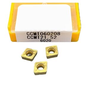 Indexable Lathe Carbide Insert 10pcs CCMT060204 CCMT060208 15TF 6020 735 Internal Turning Tool Hard Alloy Milling Lathe(CCMT060204 15TF) in Kuwait