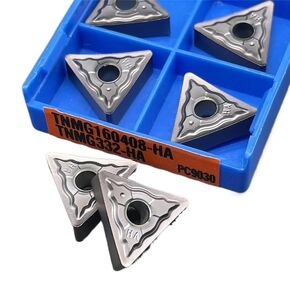 High Toughness Turning Blade Machine Accessories 10PCS TNMG160404 PC9030 Hard Alloy External Turning Tool Lathe(WNMG080404-HA PC9030) in Kuwait