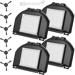 RV2310AE AV2310AE HEPA Filter Side Brush Kit Compatible with Shark Matrix | Fits RV2320S RV2300S UR2350AE UR2360S Robot Vacuum, 4 HEPA Filters + 6 Side Brushes + Cleaning Tool, Not For RV2300 RV2310 in Kuwait