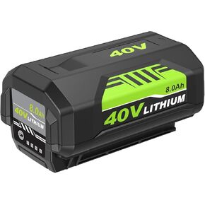 2X OP4026 8.0Ah Replacement for Ryobi 40V Battery (Green) | Compatible with Ryobi Battery 40V OP4050A OP40601 OP4026A OP4040 OP4030 OP4050 OP4015 OP40261 OP4020 in Kuwait