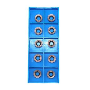 Indexable Lathe Carbide Insert 10PCS RPMT10T3MOE 15TF External Turning Tool Hard Alloy Blade Lathe Cuttinig Tools Milling Cutter in Kuwait