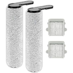 (4 Pack) F25 GT Replacement Roller Brush and HEPA Filter for Roborock F25 GT/ F25 LT/ F25 RT/ F25 ACE/ F25 ALT/ F25 ACE Combo/ F25 Combo Wet Dry Vacuum Cleaner, 2 Roller Brushes, 2 HEPA Filters in Kuwait