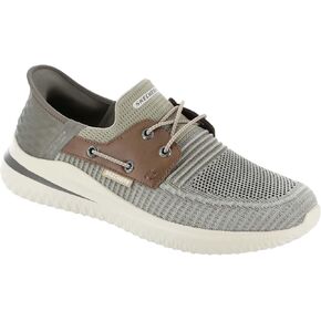 Skechers Men's Slip-ins Delson 3.0 Roth Taupe Brown/Wide / 10 in Kuwait
