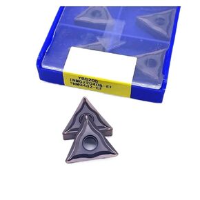 Indexable Lathe Carbide Insert 10PCS TNMG160404-EF YBG205 Hard Alloy Blade External Turning Tool(TNMG220404-EF YBG205) in Kuwait
