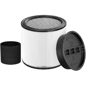 2 Pack 90304 Filters Kit for Shop Vac Most 5 Gallon Wet/Dry Vacuum Cleaners | High Compatibility, HEPA Material, 99% High-Efficiency Filtration, Washable & Reusable, Protect Motor, Tool-free Installation in Kuwait