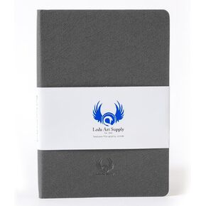 Landscape-Shaped Sketchbook, 8.25 x 5.5 inches, Lays Flat Flexible Sketch Book for Artists, Ideal for Ink, Water Color, Pen, Pencils, 160 Tear Resistant Pages, Size: Landscape Medium, Leda Art Supply in Saudi Arabia