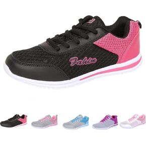 Bowling Shoes Women 2026 Lace-Up Arch Support Breathable Mesh Orthopedic Athletic Shoes Lightweight Non Slip Comfortable Workout Gym Sneaker Outdoor Running Walking Tennis Sneakers Spring Summer in Kuwait