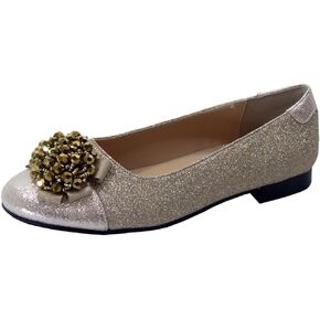 Floral Caroline Women's Wide Width Slip-on Dress Flats with Bow in Saudi Arabia