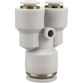 APW Reducer Y 3 Ways Splitter Plastic Pneumatic Air Pipe Fittings Push In Connector nicely(SPW 12-8) in Kuwait