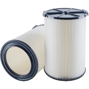 2 Packs of VF4000 Replacement Filter, Standard Wet/dry Vac Filter VF4000 Compatible with RIDGID Vac 5-20 Gal, 6-9 Gal Husky Vacuum Cleaner in Kuwait