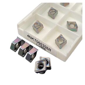 Indexable Lathe Carbide Insert 10PCS 4NKT060308R-M LD985 Hard Alloy Blade Metal Milling Tool Lathe Tools Use for Stainless Steel in Kuwait