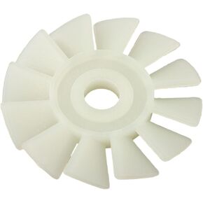Plastic Rotor Fan Blade for 4100 and 110 Marble Cutting Machines, Motor Impeller with 12 or 30 for blades, 12mm Shaft Hole, White Replacement Part for Power Tools(For 4100) in Kuwait