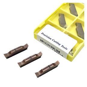 Indexable Lathe Carbide Insert 10PCS MGGN300 MGGN400 MGGN500-JM LF6018 Hard Alloy External Turning Tool Grooving Tools Lathe Milling Cutter(MGGN500-JM LF6018) in Kuwait