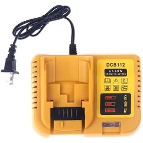 DCB112 Battery Charger Replacement for De-Walt 12V 20V and 60V MAX Lithium-Ion Battery DCB201 DCB200 DCB612 DCB609-2 DCB609 DCB606 DCB606-2 DCB208 DCB206 DCB204 DCB203 DCB126 in Kuwait