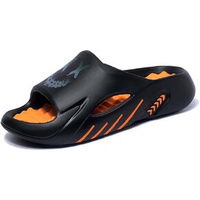 Men Women Indoor/Outdoor Slippers Soft Thick-Soled Massage Insoles Bath, Beach, Garden Quick-Dry Sandals Smiley Face Print in Kuwait