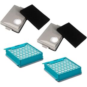 Replacement Filter and Fine Dust Filter for Miele for Boost CX1 and for Blizzard CX1 Vacuum Cleaners, Compatible with 11639240 SF-HY 60 11639250 CX-FSF in Kuwait