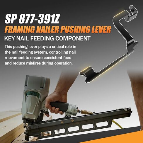 SP 877-391Z Replacement Pushing Lever for Hitachi NR83A Framing Nailer, Nail Feeding System Part in Kuwait