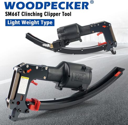 Woodpecker SM66T Pneumatic Clinching Clipper for Mattress Spring Fixing | Air Clinch Clipper Tool, Clinch Clipper Gun for Traps and Fastening in Kuwait