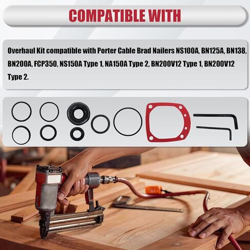 New Overhaul Kit for Porter Cable Brad Nailers NS100A/BN125A/BN138/BN200A/FCP350,Stapler Rebuilt Kit Replace 903775 in Kuwait