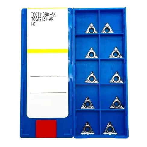 Indexable Lathe Carbide Insert 10PCS TCMT110204-AK H01 Hard Alloy Aluminum Cutting Tool External Turning Tools in Kuwait