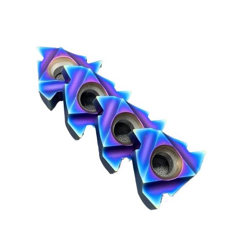 Indexable Lathe Carbide Insert 10PCS 22IR AG60 LY7010 Hard Alloy Metal Thread Turning Tool Cemented Lathe Blade in Kuwait