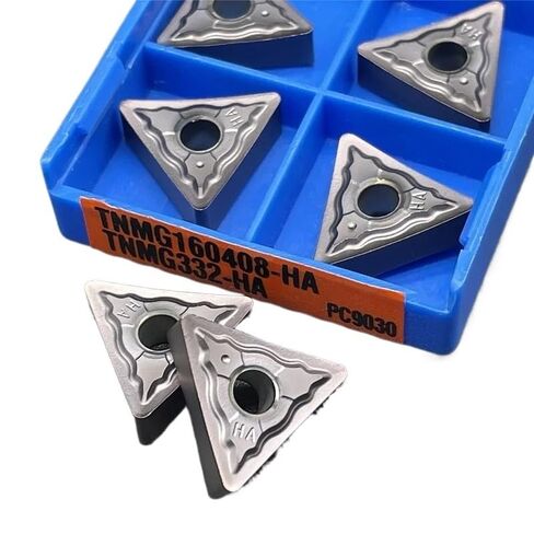 High Toughness Turning Blade Machine Accessories 10PCS TNMG160404 PC9030 Hard Alloy External Turning Tool Lathe(WNMG080404-HA PC9030) in Kuwait