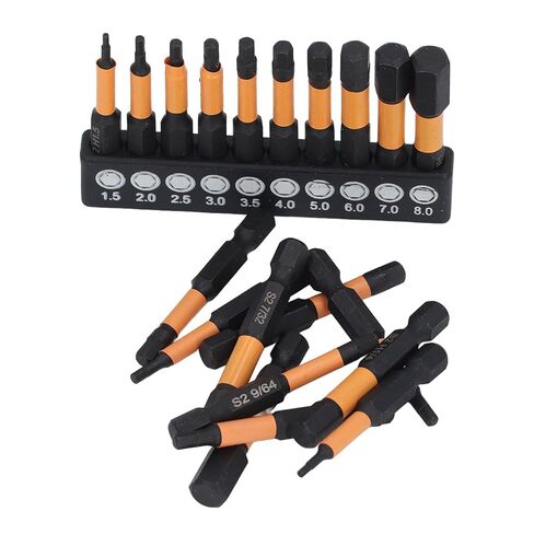 20Pcs Hex Bit Set, Magnetic S2 Steel Durable, Drill Bit Set, 1/4in Shank with Storage Case, for DIY Projects, Automotive Repair, Woodworking Tasks, Mechanics, Metal Fabrication, Ho in Kuwait