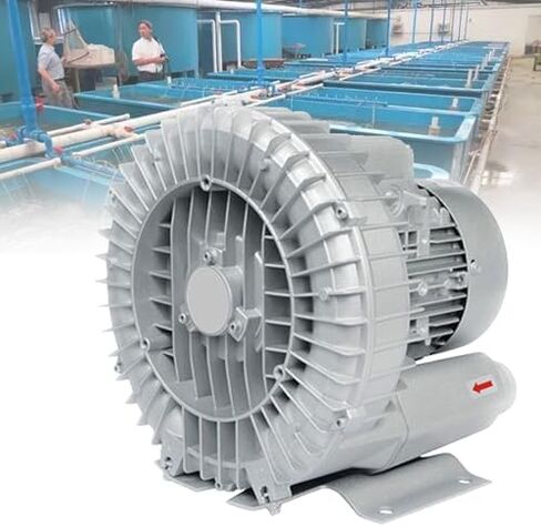 High-Pressure Regenerative Vortex Blower,High-Pressure 220V/380V Vortex Ring Blower & Vacuum Pump, 370W Regenerative Blower for Sewage Aeration, Aquarium, Fish Pond – Efficient & Durable Sol in Kuwait