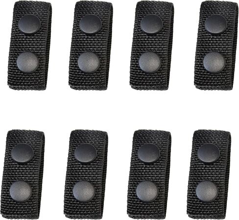 Nylon Double-Snap Duty Belt Keepers for 2"-2.25" Police Belts | Nylon duty belt keepers with double snap closure, fits 2"-2.25" belts, secure & durable, for police, security, tactical duty in Kuwait