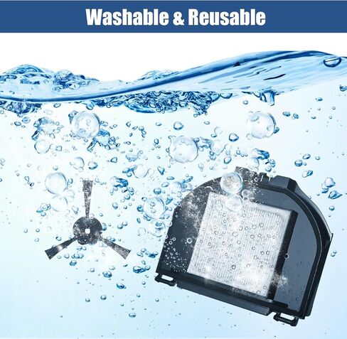 RV2310AE AV2310AE HEPA Filter Side Brush Kit Compatible with Shark Matrix | Fits RV2320S RV2300S UR2350AE UR2360S Robot Vacuum, 4 HEPA Filters + 6 Side Brushes + Cleaning Tool, Not For RV2300 RV2310 in Kuwait