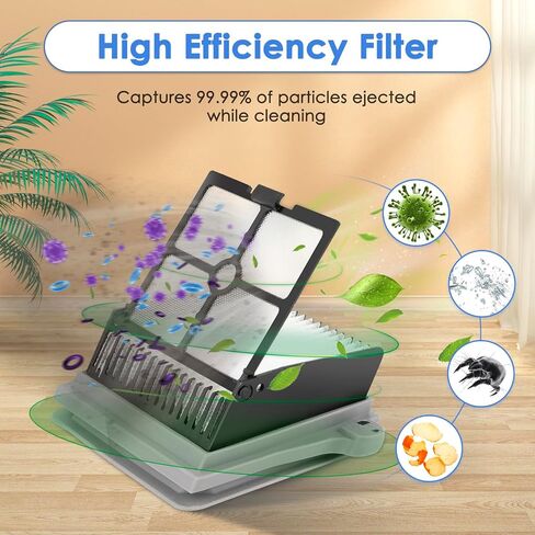 (5 Pack) ONE S7 PRO, ONE S6 HEPA Filters Compatible With Tineco Floor ONE S7 PRO/ONE S6/ iFLOOR 5 Breeze Complete Smart Cordless Cordless Wet Dry Vacuum Cleaner Filter Kit, Replacement Parts in Kuwait