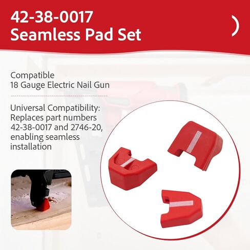 42-38-0017 Nose Cushion (24-Pack) for Brad Nailers, Finish Nailers. ﻿ | Rubber Tips Protect Work Surfaces from Dents and Scratches in Kuwait