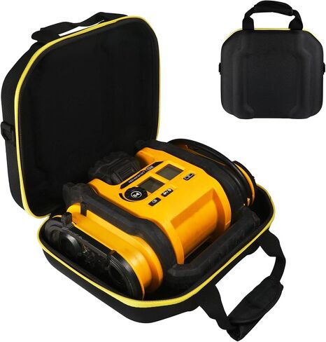 Hard Case Compatible with DEWALT DCC020IB 20V Max Tire Inflator - Portable Air Pump Storage Carrying Bag with Shoulder Strap (Box Only) in Kuwait