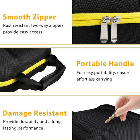 Hard Case Compatible with DEWALT DCC020IB 20V Max Tire Inflator - Portable Air Pump Storage Carrying Bag with Shoulder Strap (Box Only) in Kuwait
