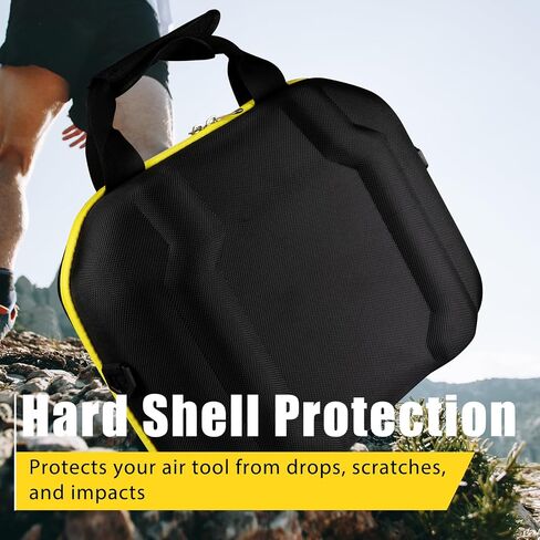 Hard Case Compatible with DEWALT DCC020IB 20V Max Tire Inflator - Portable Air Pump Storage Carrying Bag with Shoulder Strap (Box Only) in Kuwait