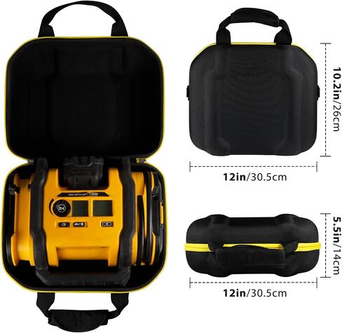 Hard Case Compatible with DEWALT DCC020IB 20V Max Tire Inflator - Portable Air Pump Storage Carrying Bag with Shoulder Strap (Box Only) in Kuwait