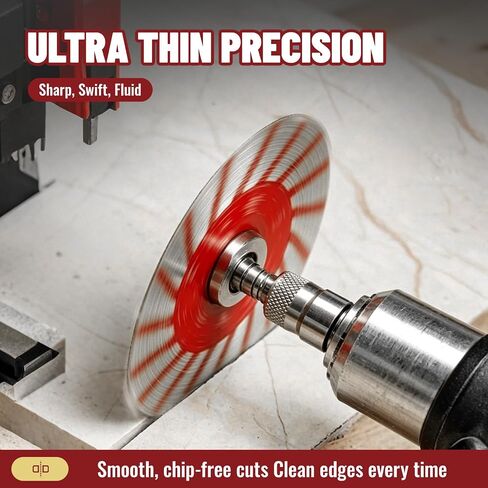 Diamond Saw Blades Set 1.57 Stone Cutting for Angle Mini Grinder Precision Made Easy Multi-Purpose Tile Granite 40mm Ring 5PCS Professional Multifunctional Metal Hot-Pressed Sintering in Kuwait