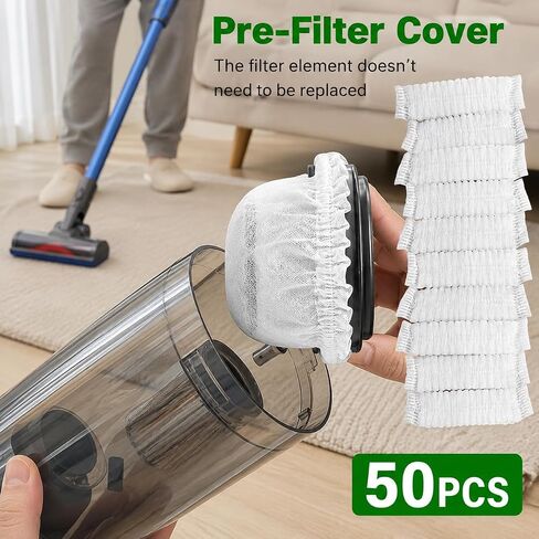 50pcs Disposable Vacuum Cleaner Filter Cartridge Cover Non Woven Filter Mesh Elastic Bag for Home Vacuum Cleaners in Kuwait