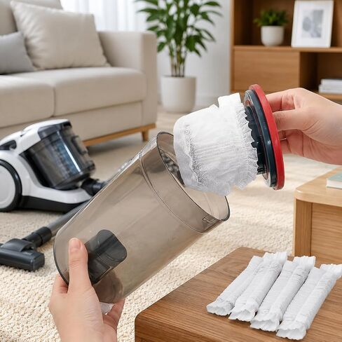 50pcs Disposable Vacuum Cleaner Filter Cartridge Cover Non Woven Filter Mesh Elastic Bag for Home Vacuum Cleaners in Kuwait