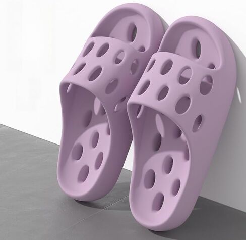 Shower Shoes Quick Drying Slippers for Women Men, Non Slip House Shoes Cushioned Thick Sole Bathroom Slippers in Kuwait