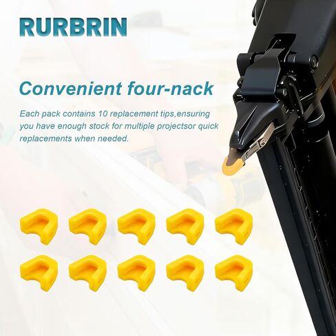 N490008 Nailer No Mar Tip Replacement for DE-WALT 18 Gauge Brad Nailer, Compatible with BCN650D1 BCN662D1 DCN650B DCN650D1 DCN662B DCN662D1 (10/Pack) in Kuwait