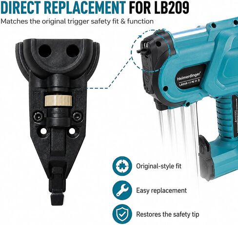 Replacement Contact Safety Tip Compatible with Heimerdinger LB209 Brad Nailer, Nail Gun Trigger Safety Mechanism Accessory in Kuwait