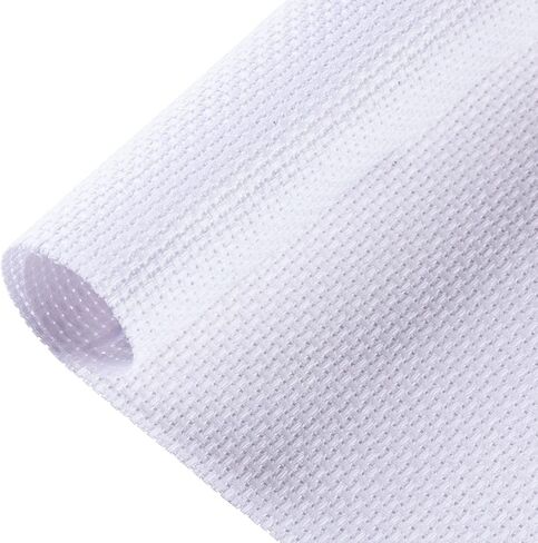 Aida Cloth Big Size 18 Count, White Cross Stitch Fabric, 39 inch by 60 inch in Kuwait