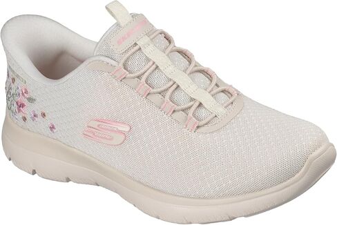 Skechers Women's Summits Spring Blossom | Slip-ins, Heel Pillow holds your foot secure, Air-Cooled Memory Foam Insole, Machine washable, Flexible traction outsole in Kuwait