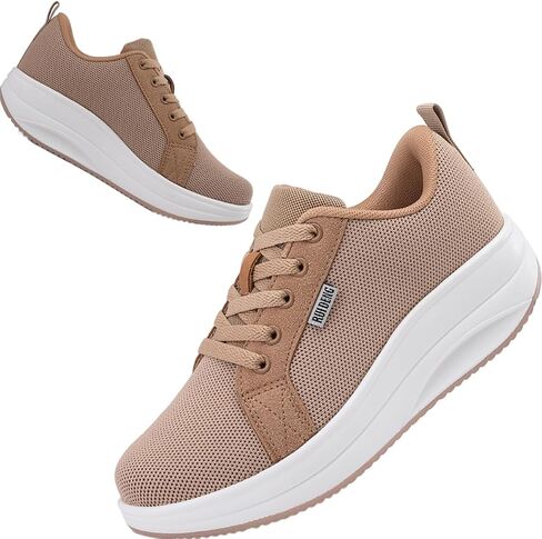 Walking Shoes for Women Air Cushion Nurse Slip Resistant Work Sock Sneakers Food Service Platform Comfortable Weight Light in Kuwait