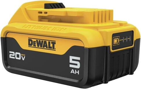 DEWALT DCB205-2CKR 20V MAX 5 Ah Lithium-Ion Batteries and 12V MAX - 20V MAX Charger Starter Kit (Renewed) in Kuwait