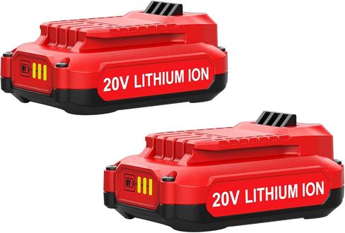 2Pack 20V 4.0Ah Replacement for Craftsman 20V Battery for CMCB202 CMCB203 CMCB206 CMCB201 in Kuwait