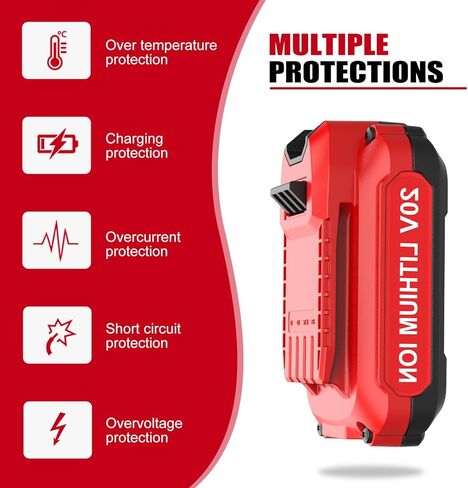 2Pack 20V 4.0Ah Replacement for Craftsman 20V Battery for CMCB202 CMCB203 CMCB206 CMCB201 in Kuwait