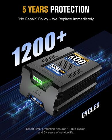 3.5Ah Battery Replacement for Kobalt 80V Battery, 280Wh 1200+ Cycles Li-ion Battery, Fits 25+ Kobalt 80V Power Tools, KB 280-06 80V Max Battery in Kuwait